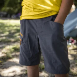 Sale Bergans Lilletind Kids Shorts - Solid Dark Grey