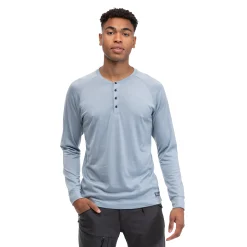 Clearance Bergans Lysebu Wool Henley - Husky Blue