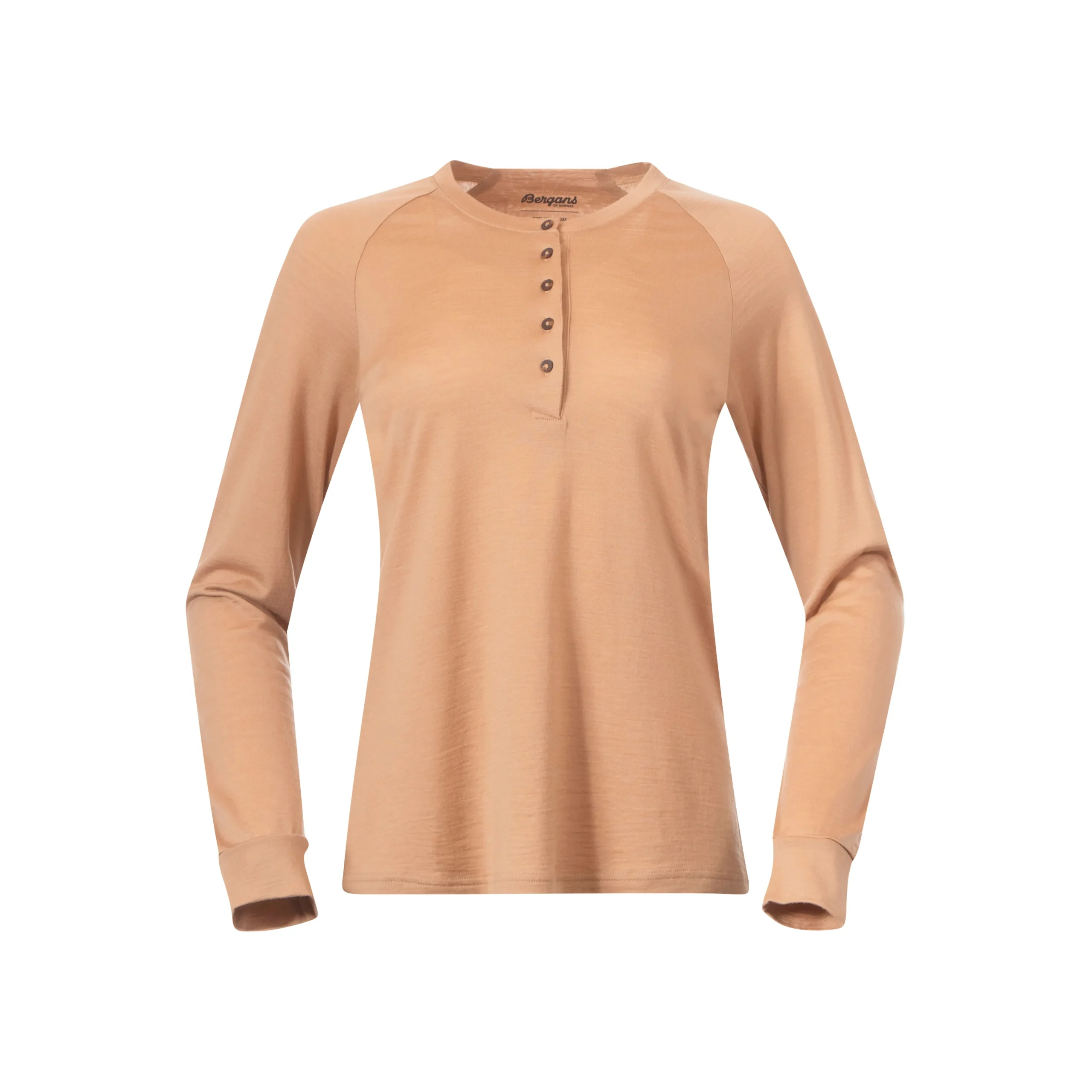 Cheap Bergans Lysebu Wool Henley Women - Warm Sand