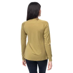 Shop Bergans Lysebu Wool W Henley - Olive Green