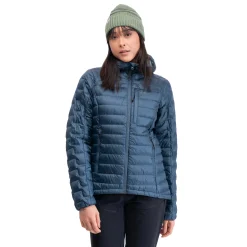 Clearance Bergans Magma Light Down Jacket W/Hood Women - Orion Blue