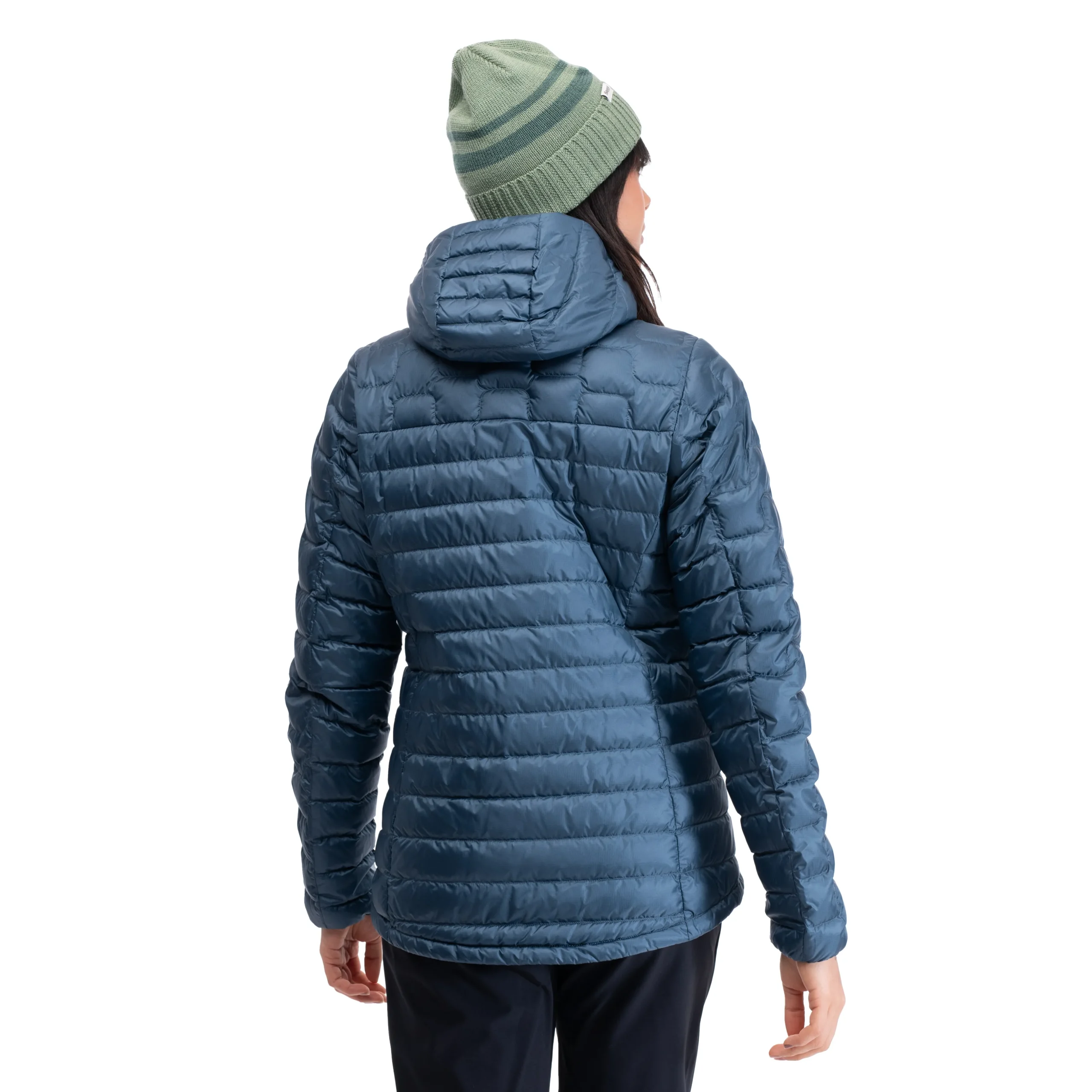 Clearance Bergans Magma Light Down Jacket W/Hood Women - Orion Blue