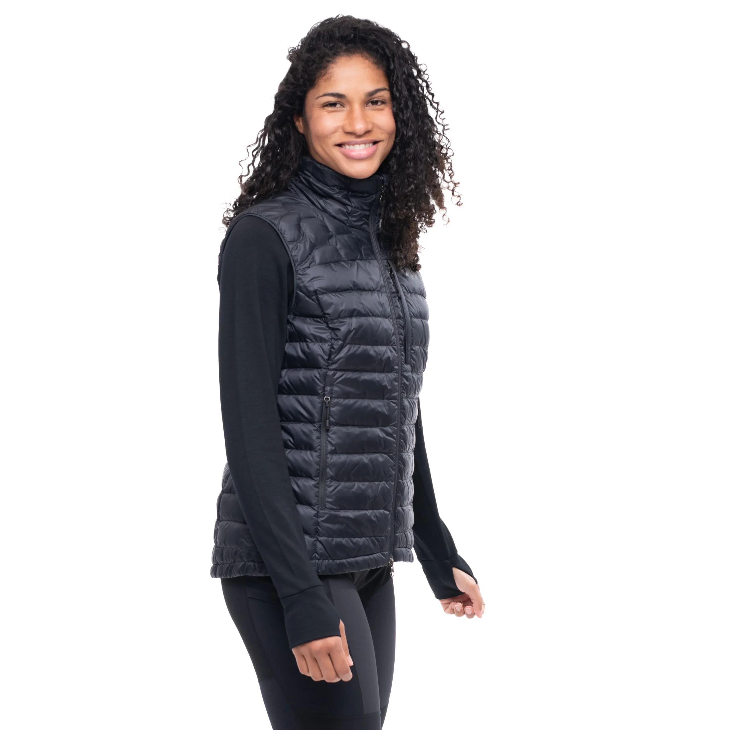 Fashion Bergans Magma Light Down Vest Women - Black