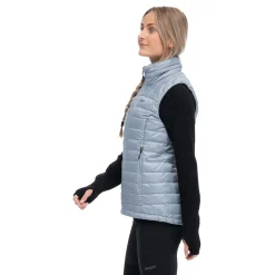 Best Sale Bergans Magma Light Down Vest Women - Husky Blue