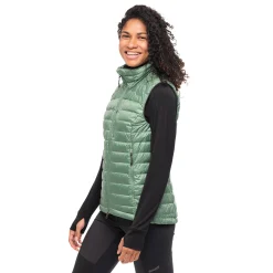 Cheap Bergans Magma Light Down Vest Women - Dark Jade Green