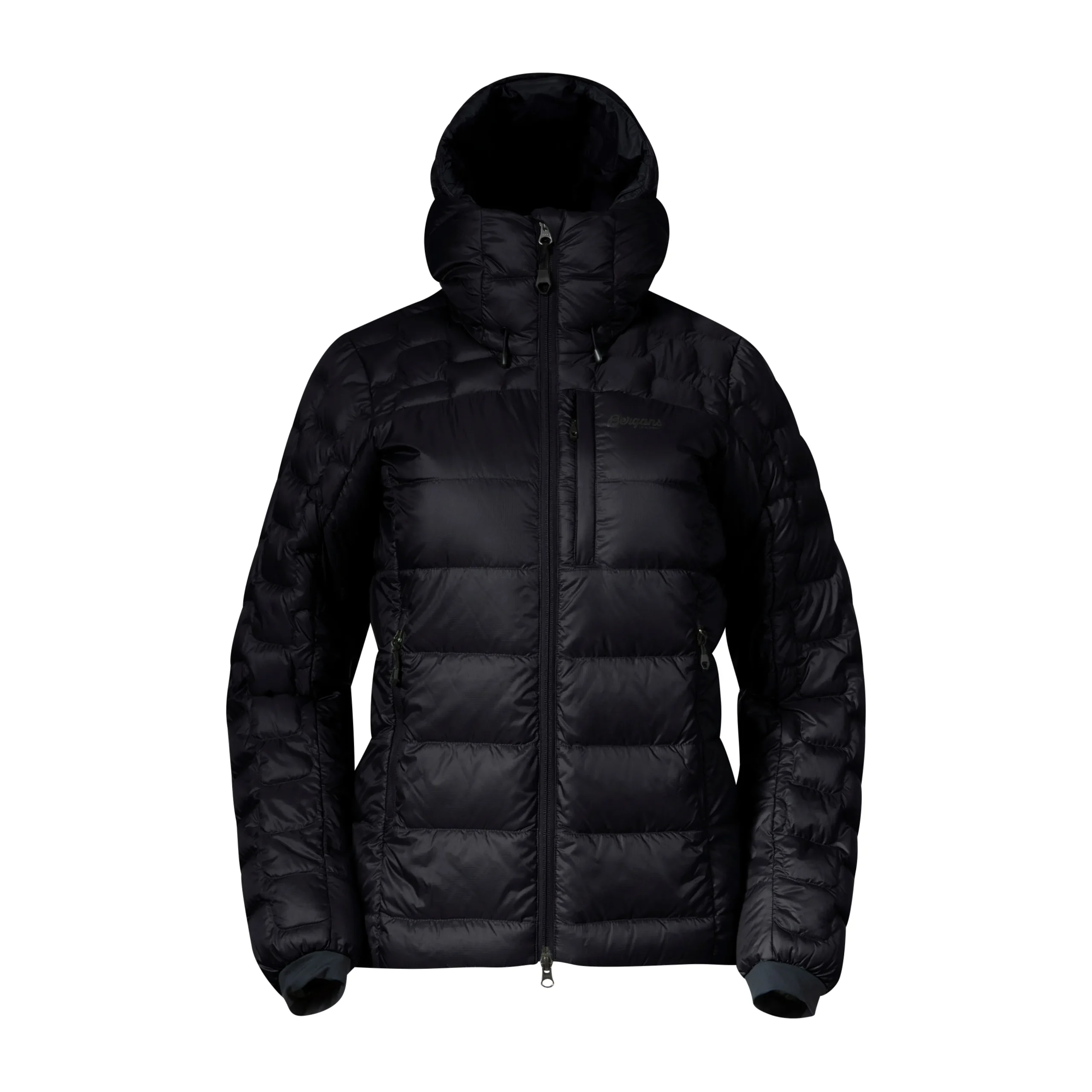 Fashion Bergans Magma Medium Down Jacket W/Hood Women - Black
