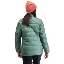 Flash Sale Bergans Magma Medium Down Jacket W/Hood Women - Dark Jade Green