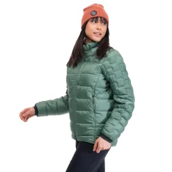 Flash Sale Bergans Magma Medium Down Jacket W/Hood Women - Dark Jade Green
