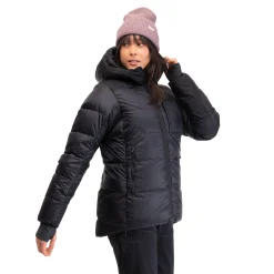 Clearance Bergans Magma Warm Down Jacket W/Hood Women - Black