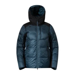 Best Bergans Magma Warm Down Jacket W/Hood Women - Orion Blue / Black