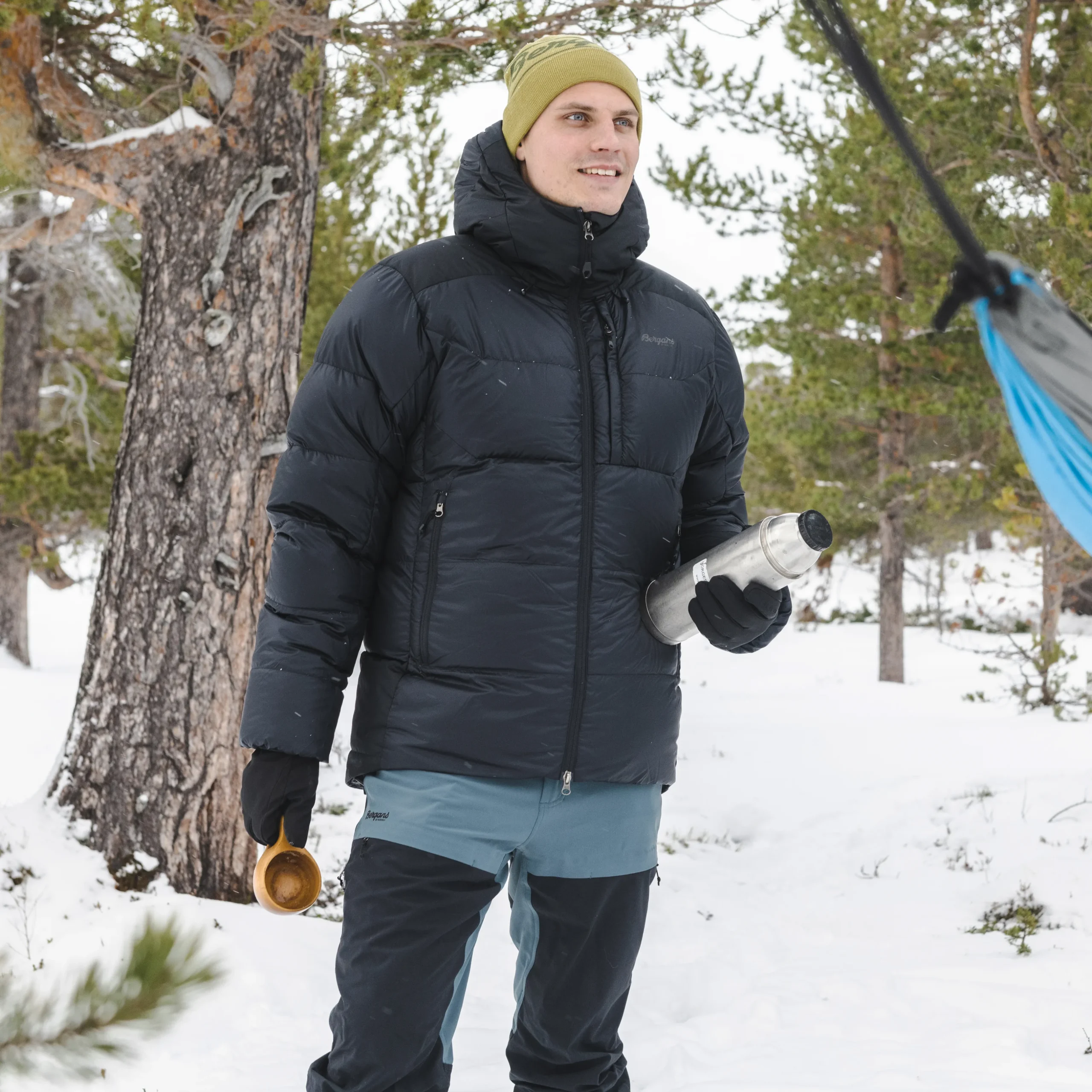 Discount Bergans Magma Warm Down Jacket W/Hood Men - Black