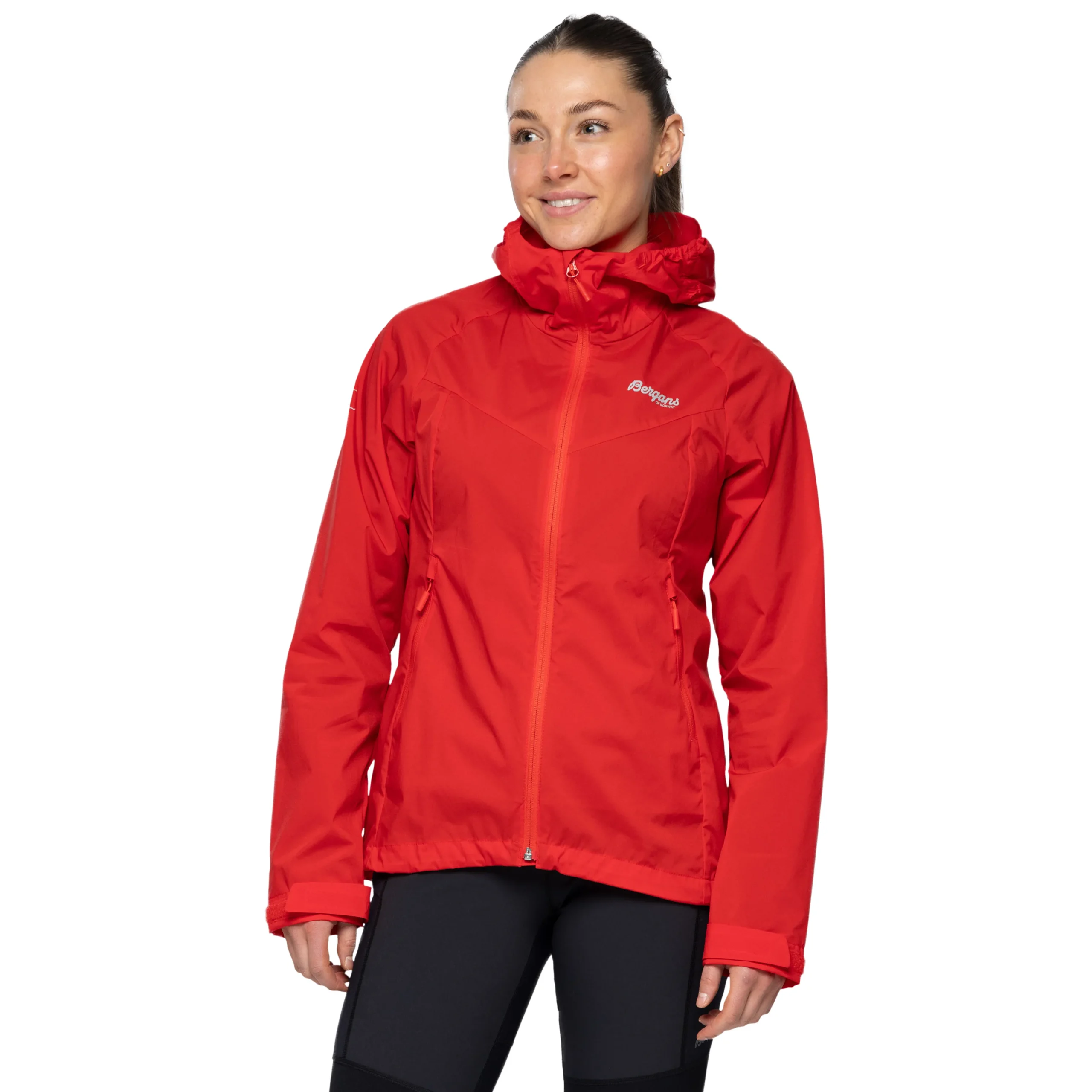 Store Bergans Microlight W Jacket - Fire Red