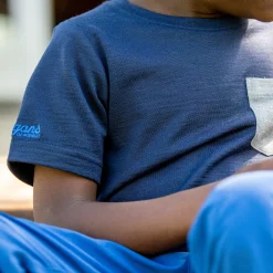 Discount Bergans Myske Wool Kids Tee - Navy