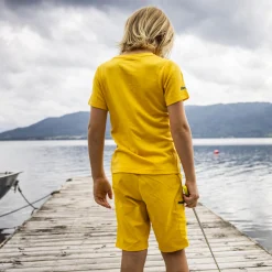 Online Bergans Myske Wool Kids Tee - Light Golden Yellow