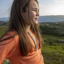 Best Sale Bergans Myske Wool Youth Shirt - Cantaloupe