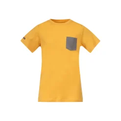 Discount Bergans Myske Wool Youth Tee - Light Golden Yellow