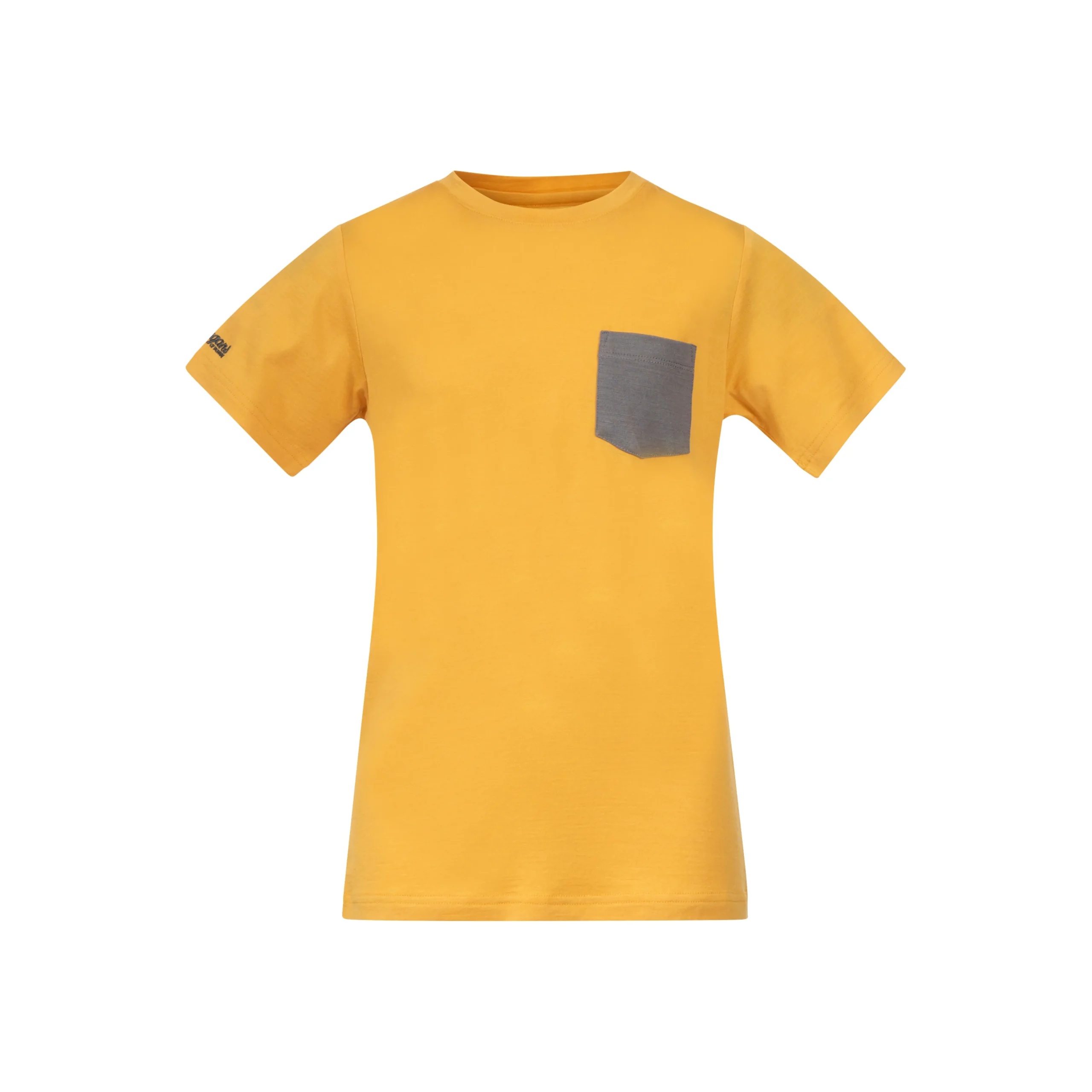 Discount Bergans Myske Wool Youth Tee - Light Golden Yellow