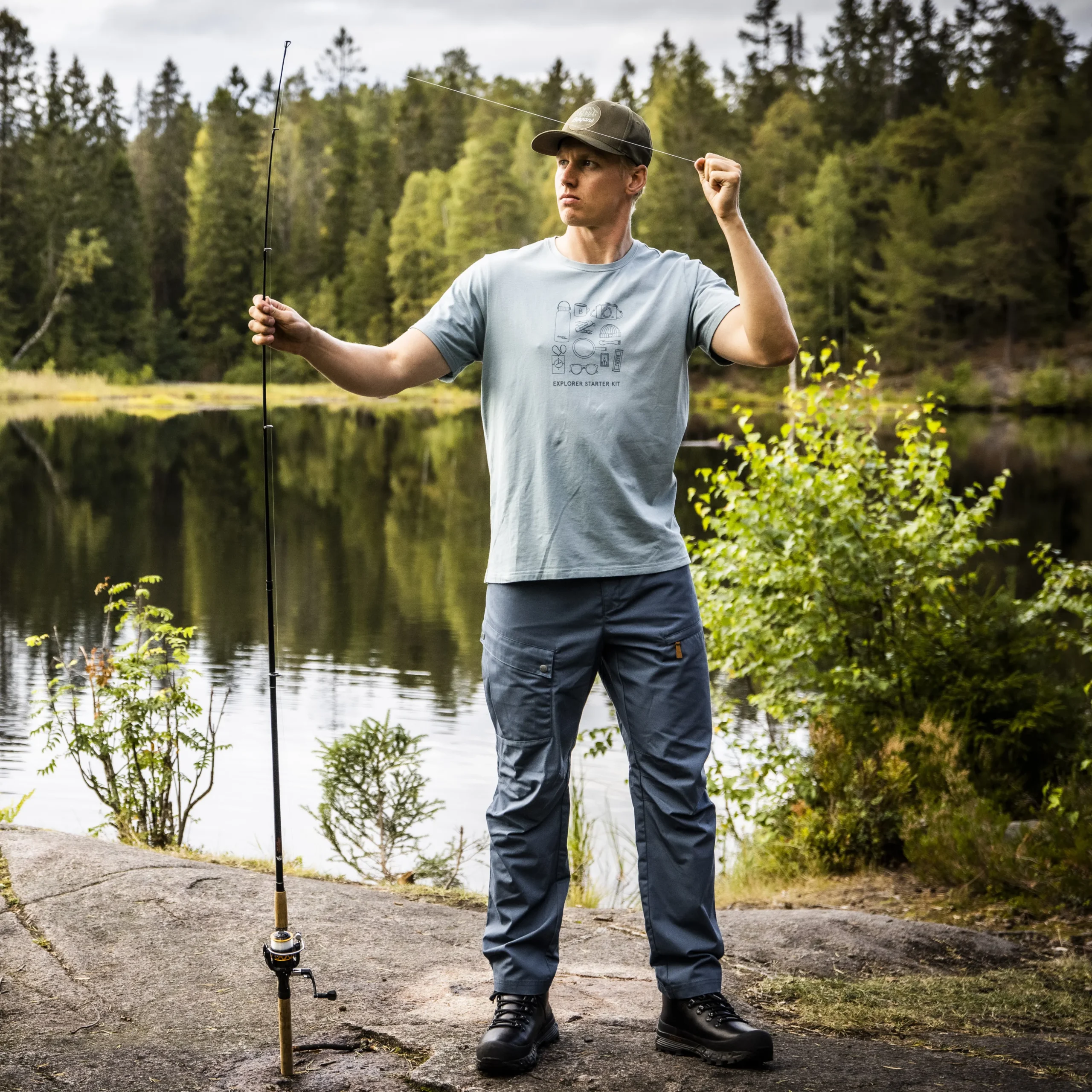 Fashion Bergans Nordmarka Elemental Outdoor Pants Men - Orion Blue