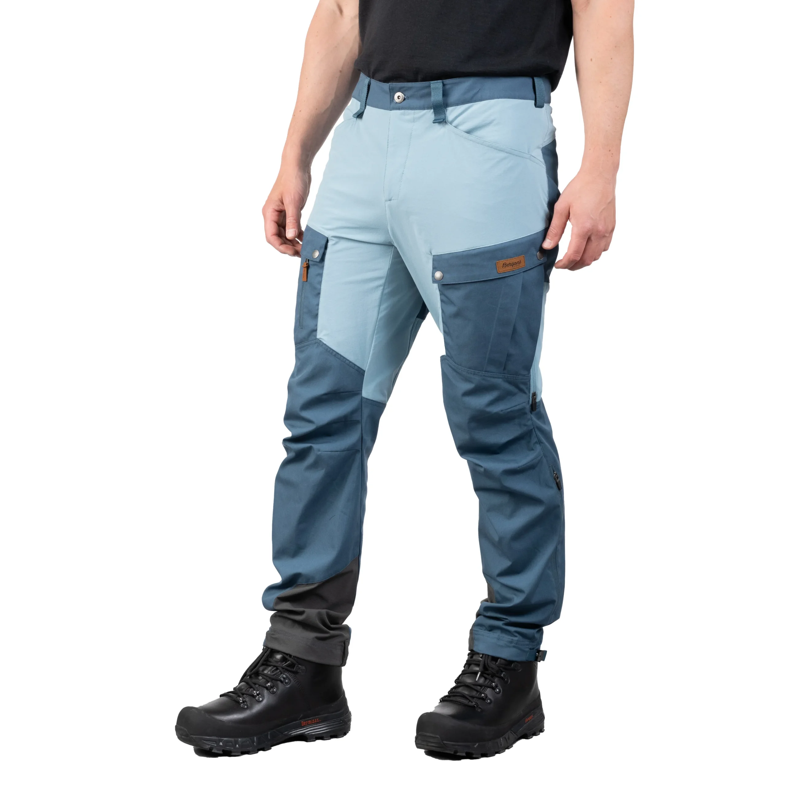 New Bergans Nordmarka Favor Outdoor Pants Men - Orion Blue / Smoke Blue