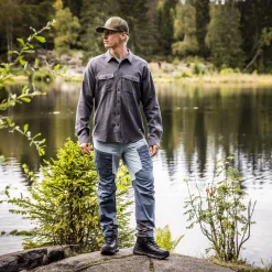 New Bergans Nordmarka Favor Outdoor Pants Men - Orion Blue / Smoke Blue