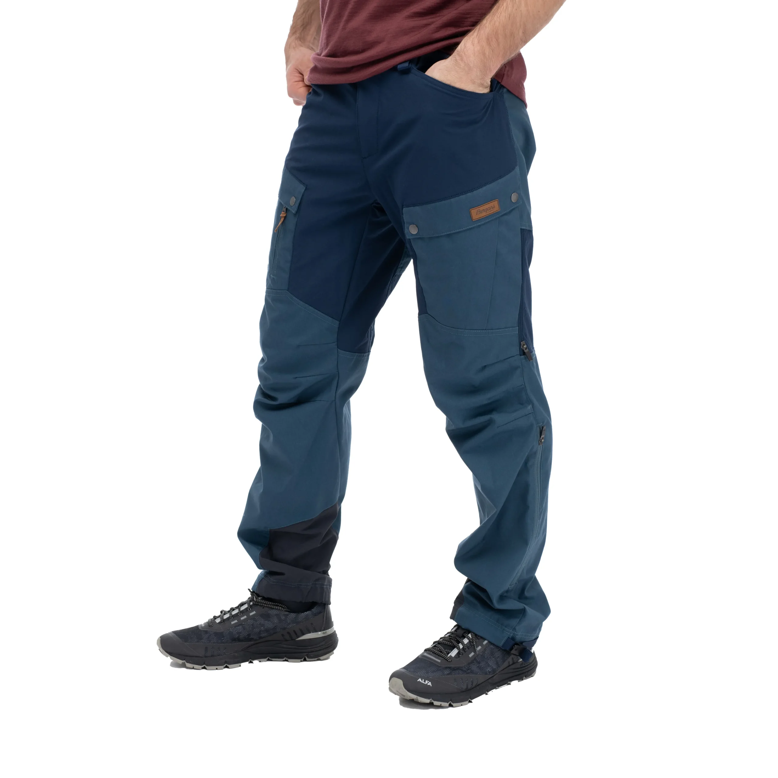 Hot Bergans Nordmarka Favor Outdoor Pants Men - Orion Blue