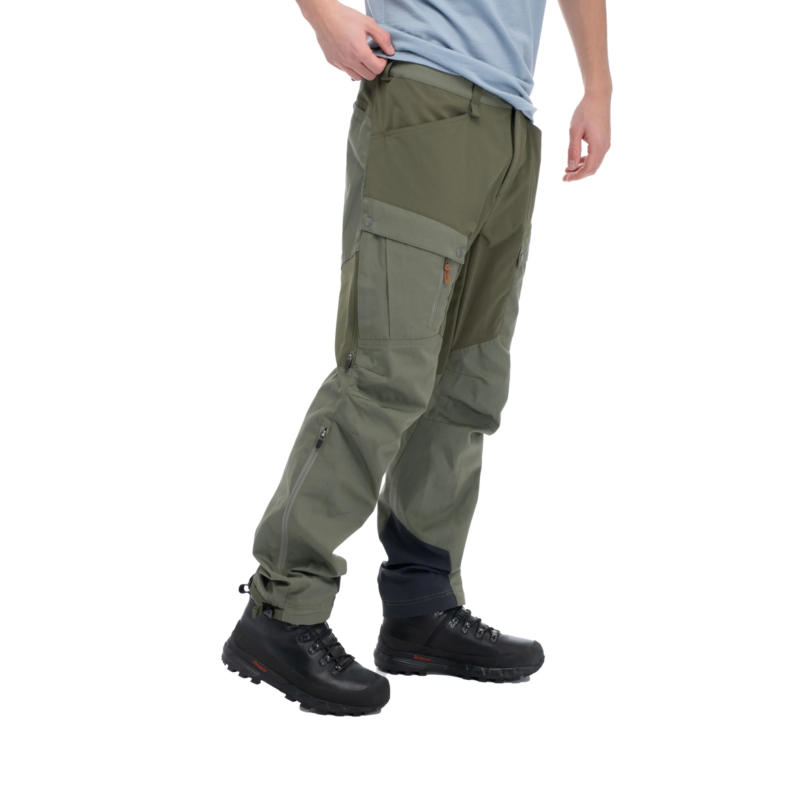 Discount Bergans Nordmarka Favor Outdoor Pants Men - Green Mud