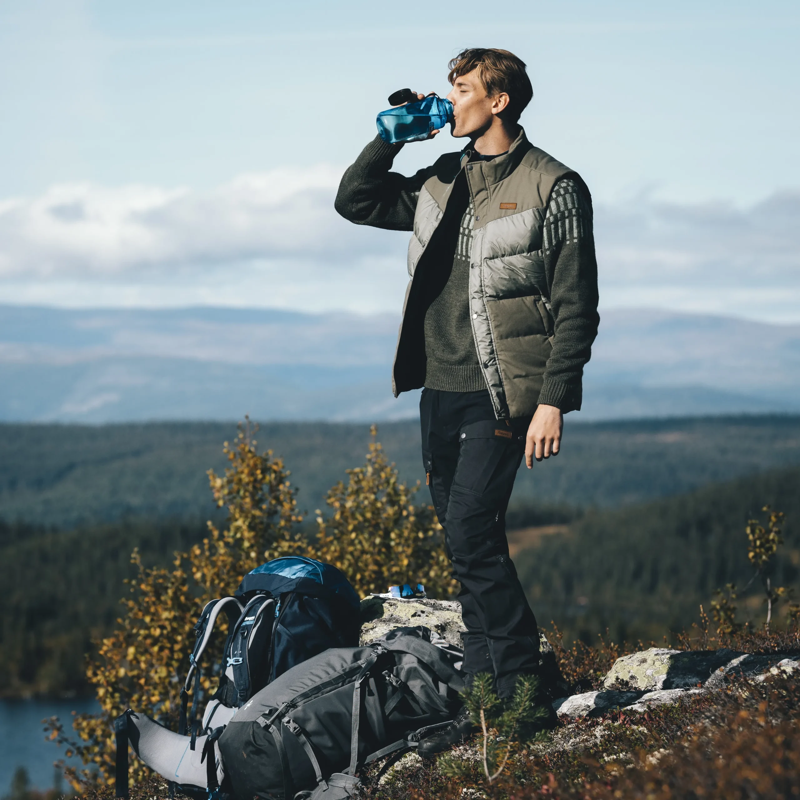 Best Bergans Nordmarka Favor Outdoor Pants Men - Dark Shadow Grey