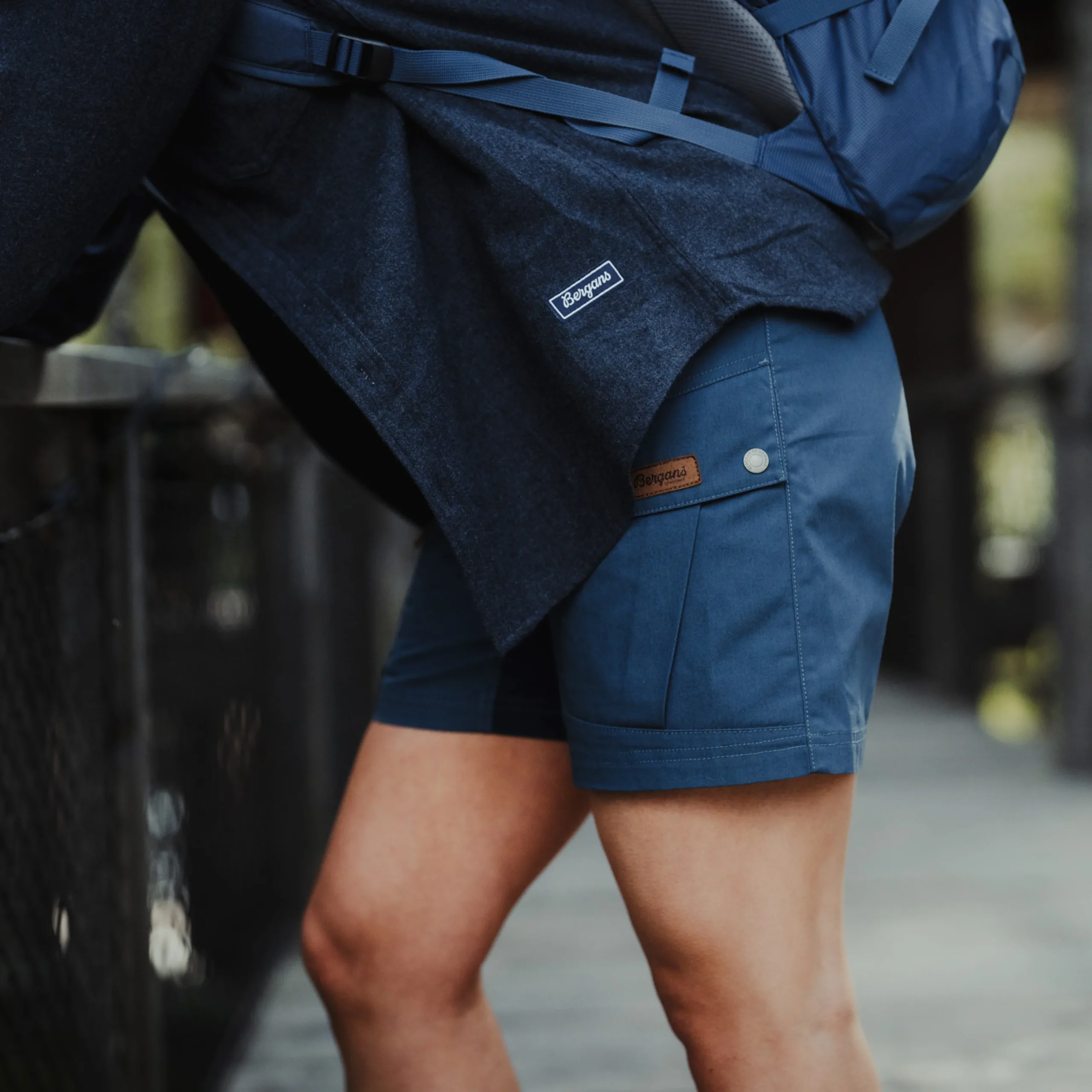 Cheap Bergans Nordmarka Favor Outdoor Shorts Women - Orion Blue