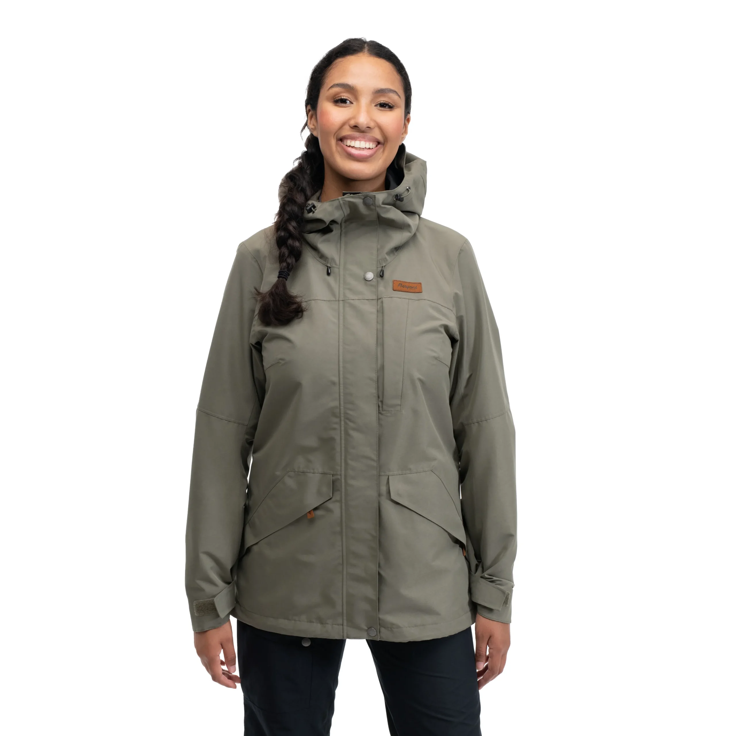 Outlet Bergans Nordmarka 2L Shell Jacket Women - Green Mud