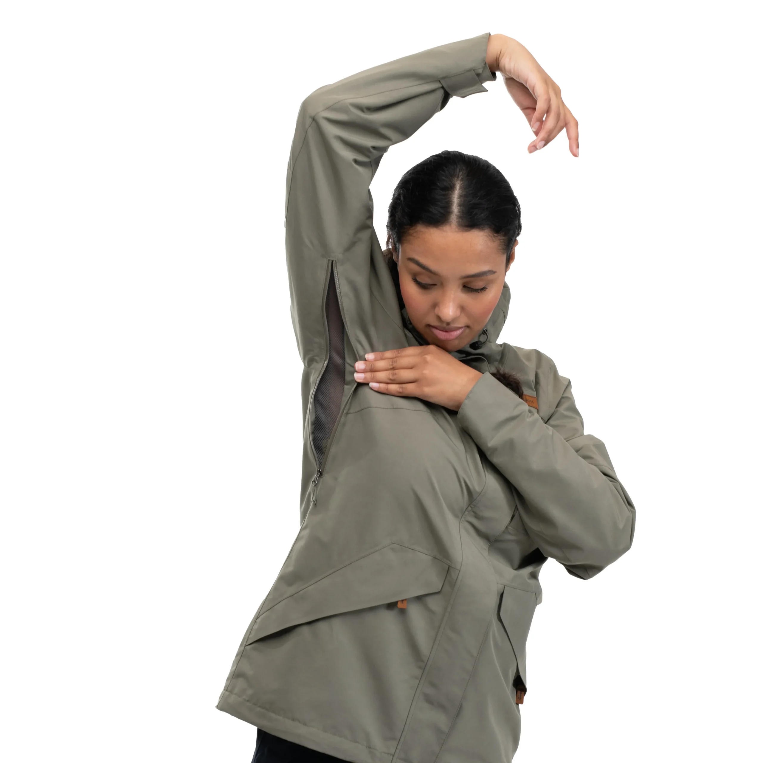 Outlet Bergans Nordmarka 2L Shell Jacket Women - Green Mud