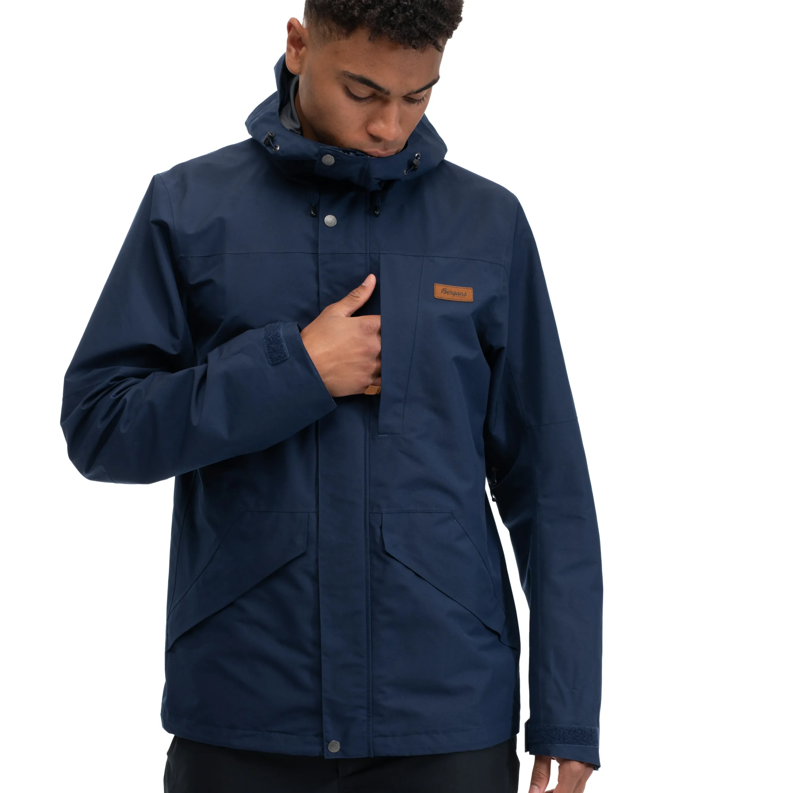 New Bergans Nordmarka 2L Shell Jacket Men - Navy