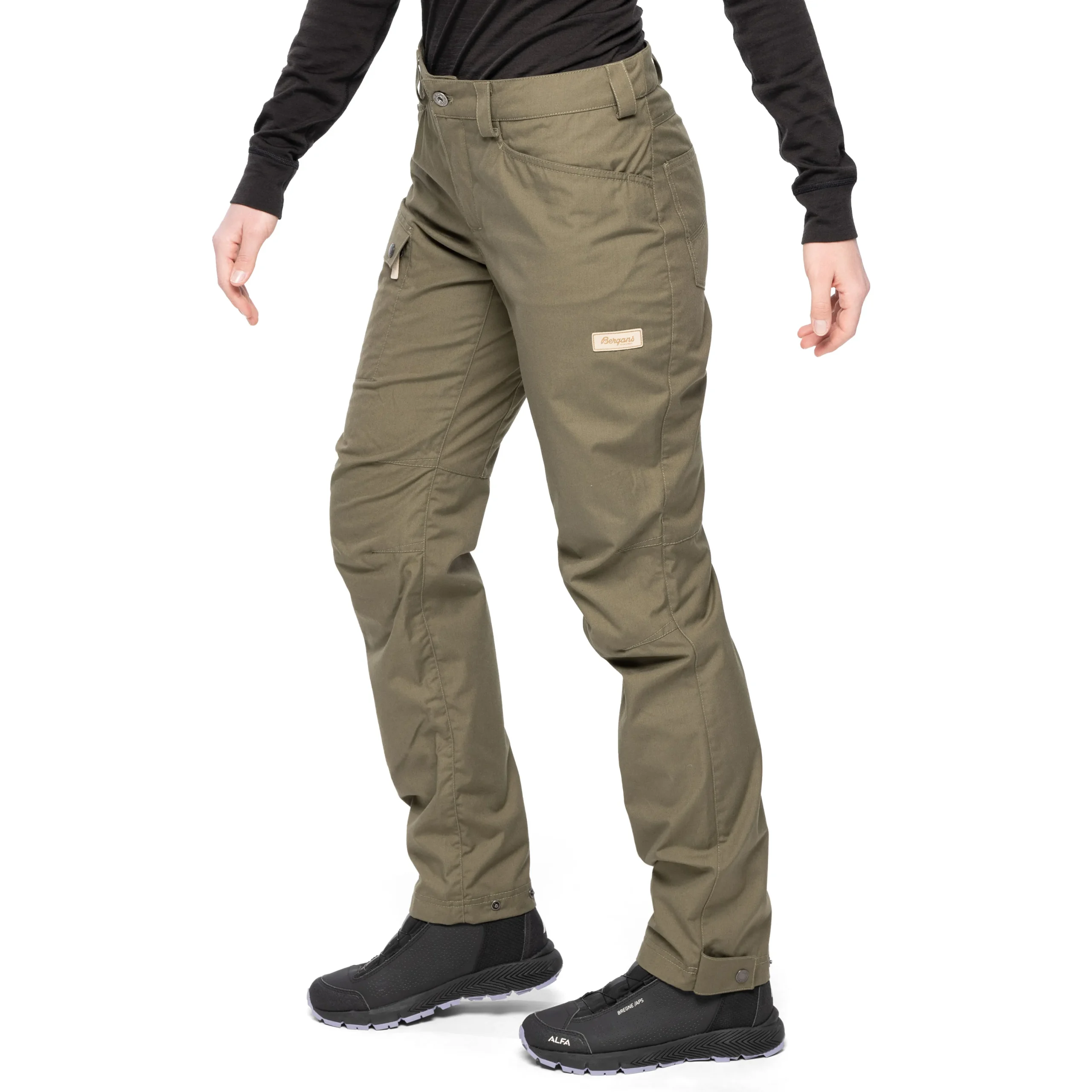 Cheap Bergans Nordmarka Leaf Light Pants Women - Green Mud