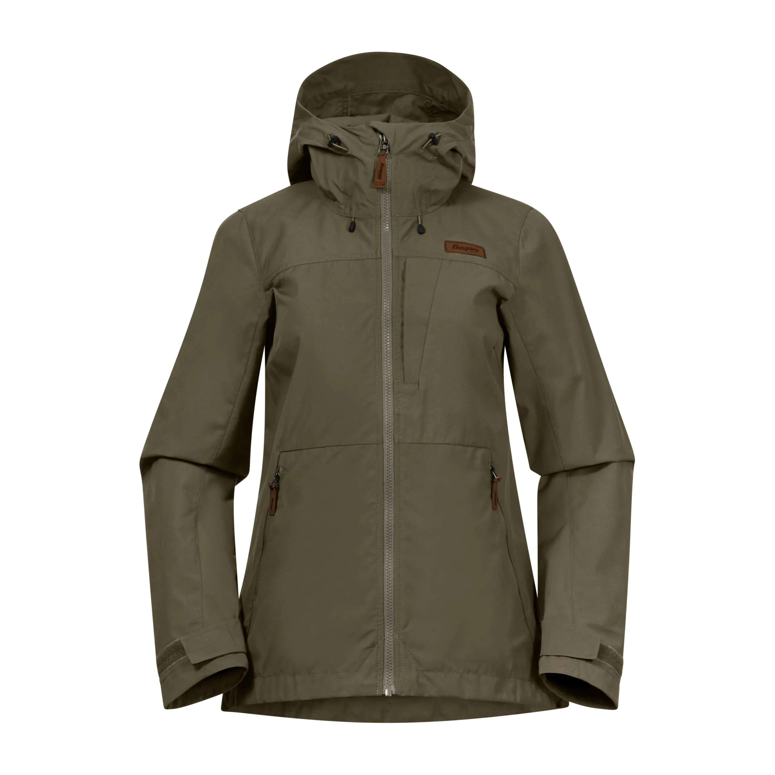 Sale Bergans Nordmarka Leaf Light Wind Jacket Women - Green Mud