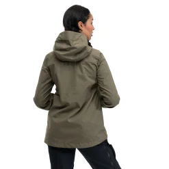 Sale Bergans Nordmarka Leaf Light Wind Jacket Women - Green Mud