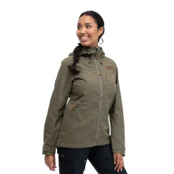 Sale Bergans Nordmarka Leaf Light Wind Jacket Women - Green Mud