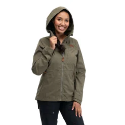 Sale Bergans Nordmarka Leaf Light Wind Jacket Women - Green Mud