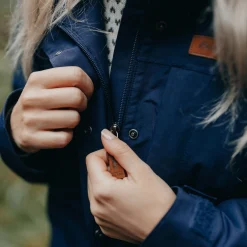 Store Bergans Nordmarka Leaf Light Wind Jacket Women - Navy