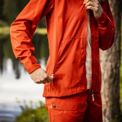 Cheap Bergans Nordmarka Leaf Light Wind Jacket Women - Dark Brick