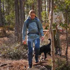 Sale Bergans Nordmarka Leaf Light Wind Jacket Women - Smoke Blue