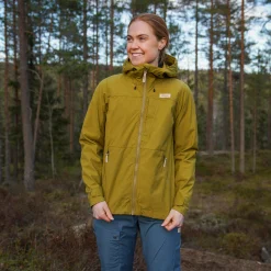 New Bergans Nordmarka Leaf Light Wind Jacket Women - Olive Green