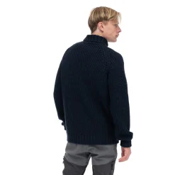 Discount Bergans Nordmarka Merino High Neck Jumper Men - Navy