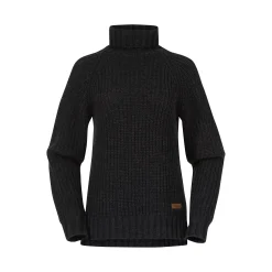 Store Bergans Nordmarka Merino High Neck Jumper Women - Dark Shadow Grey