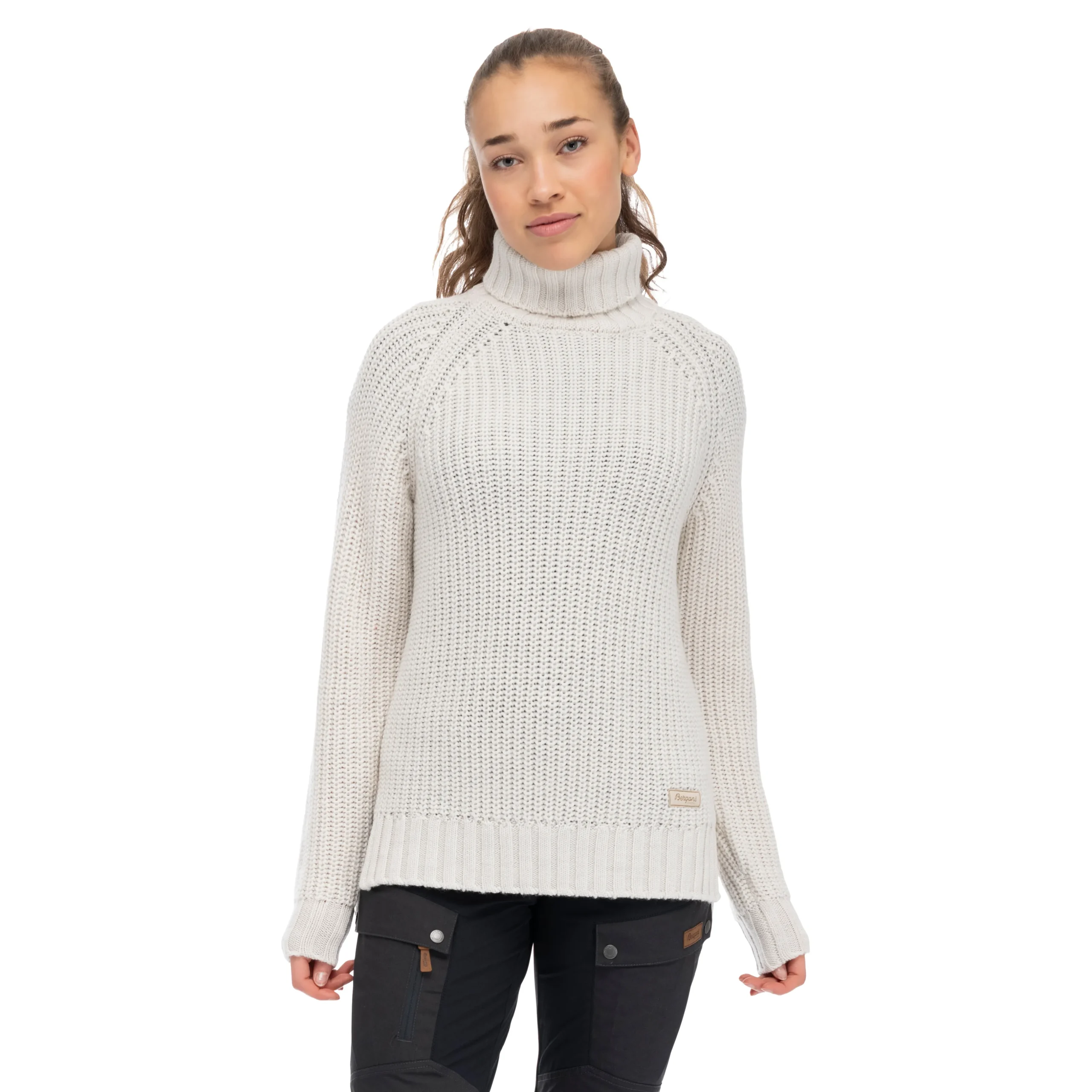 Cheap Bergans Nordmarka Merino High Neck Jumper Women - Vanilla White