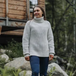 Cheap Bergans Nordmarka Merino High Neck Jumper Women - Vanilla White