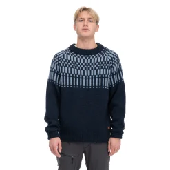 Shop Bergans Nordmarka Merino Jumper Men - Navy Blue / Husky Blue