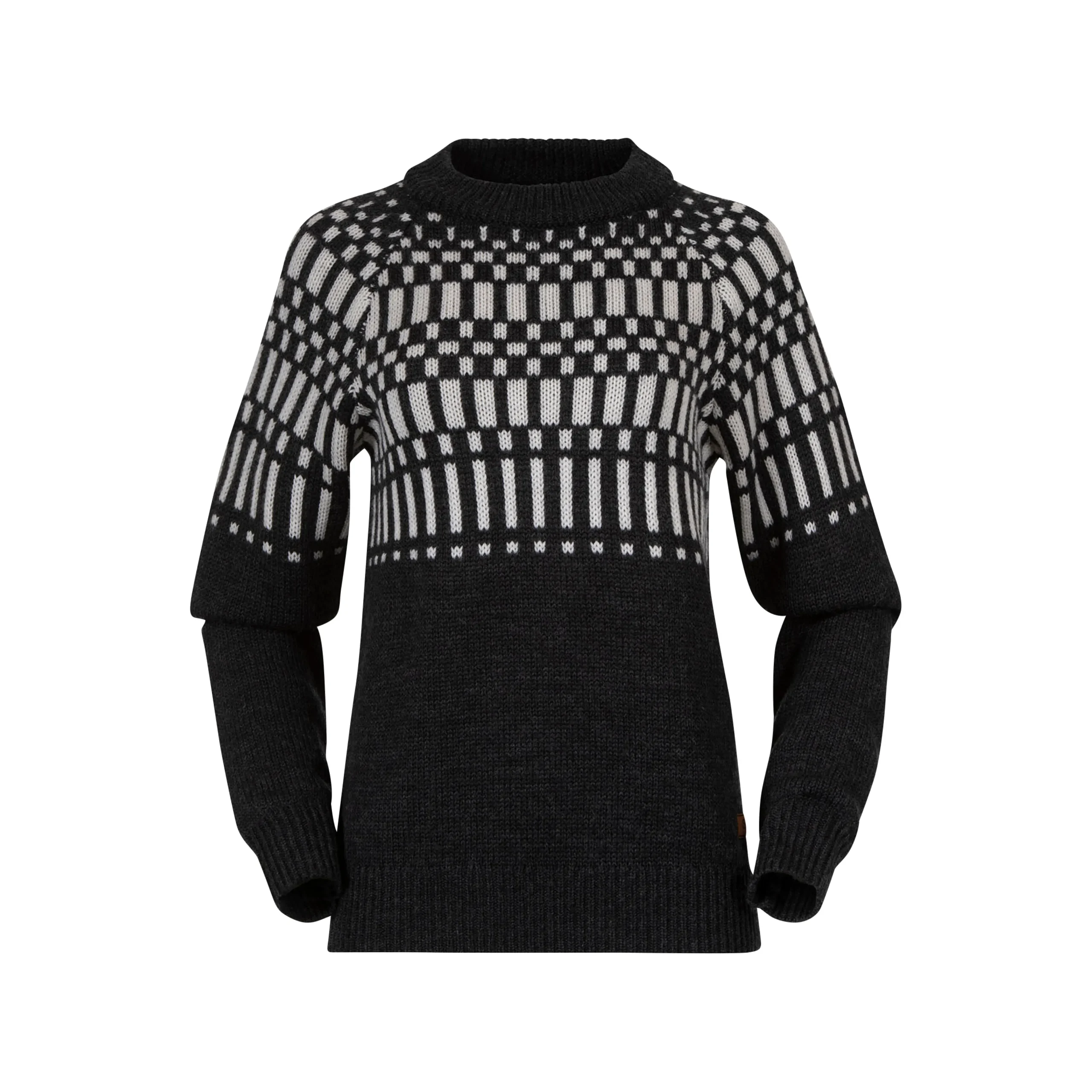 New Bergans Nordmarka Merino Jumper Women - Dark Shadow Grey / Aluminium