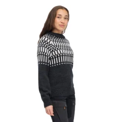 New Bergans Nordmarka Merino Jumper Women - Dark Shadow Grey / Aluminium