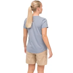 Flash Sale Bergans Nordmarka Organic Cotton Print Tee Women - Husky Blue / Husky Blue Sunset