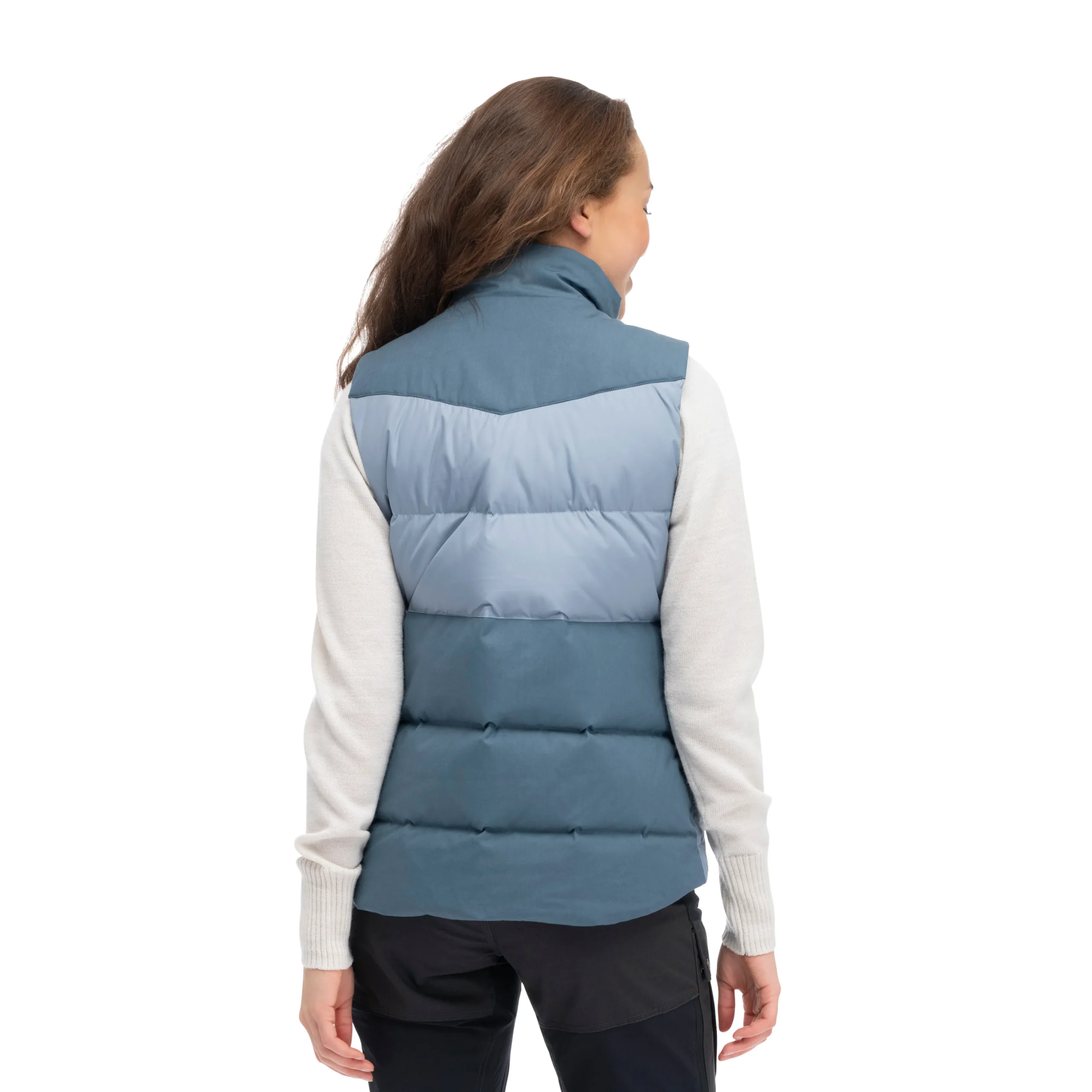 Sale Bergans Nordmarka Outdoor Down Vest Women - Husky Blue / Orion Blue