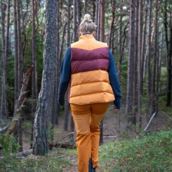 Best Sale Bergans Nordmarka Outdoor Down Vest Women - Amarone Red / Golden Field